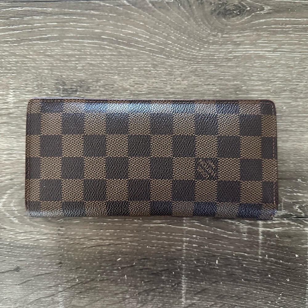 Louis Vuitton Brown Checkered Wallet
